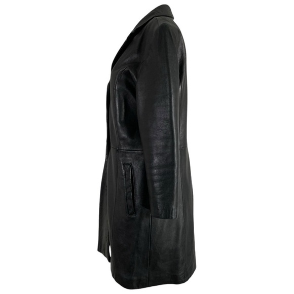 Vintage Adler Collection Leather Mid Length Jacket Size large Petite - Picture 3 of 11